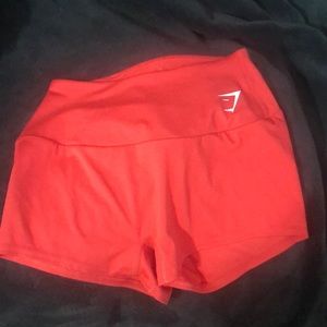 Reddish orange gymshark leggings